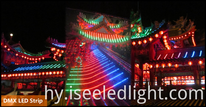 DMX LED strip outdoor